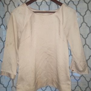 The Limited scandal collection back button blouse